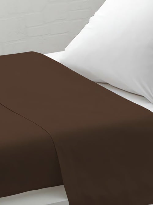 Drap plat uni ZZZ en polycoton - Kiabi