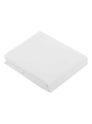 Drap recouvrement ton sur ton 240 x 310 cm blanc