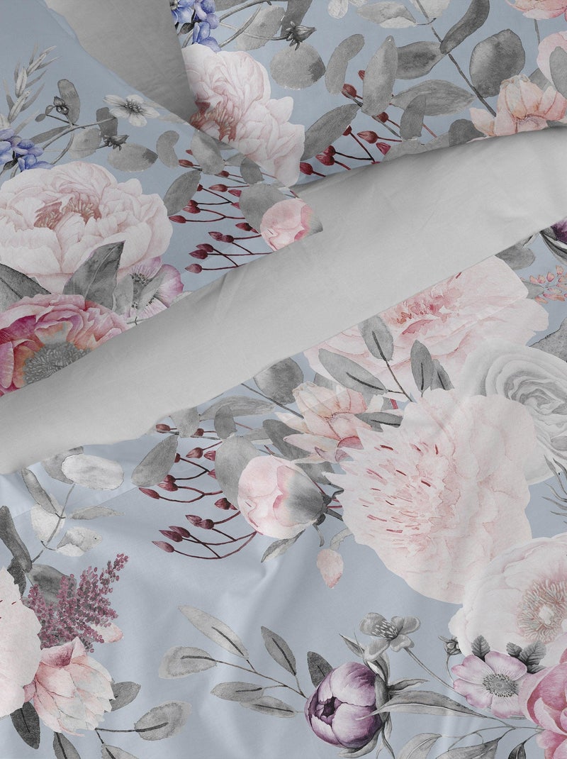 Drap Soft bouquet "Happyfriday" Blanc - Kiabi