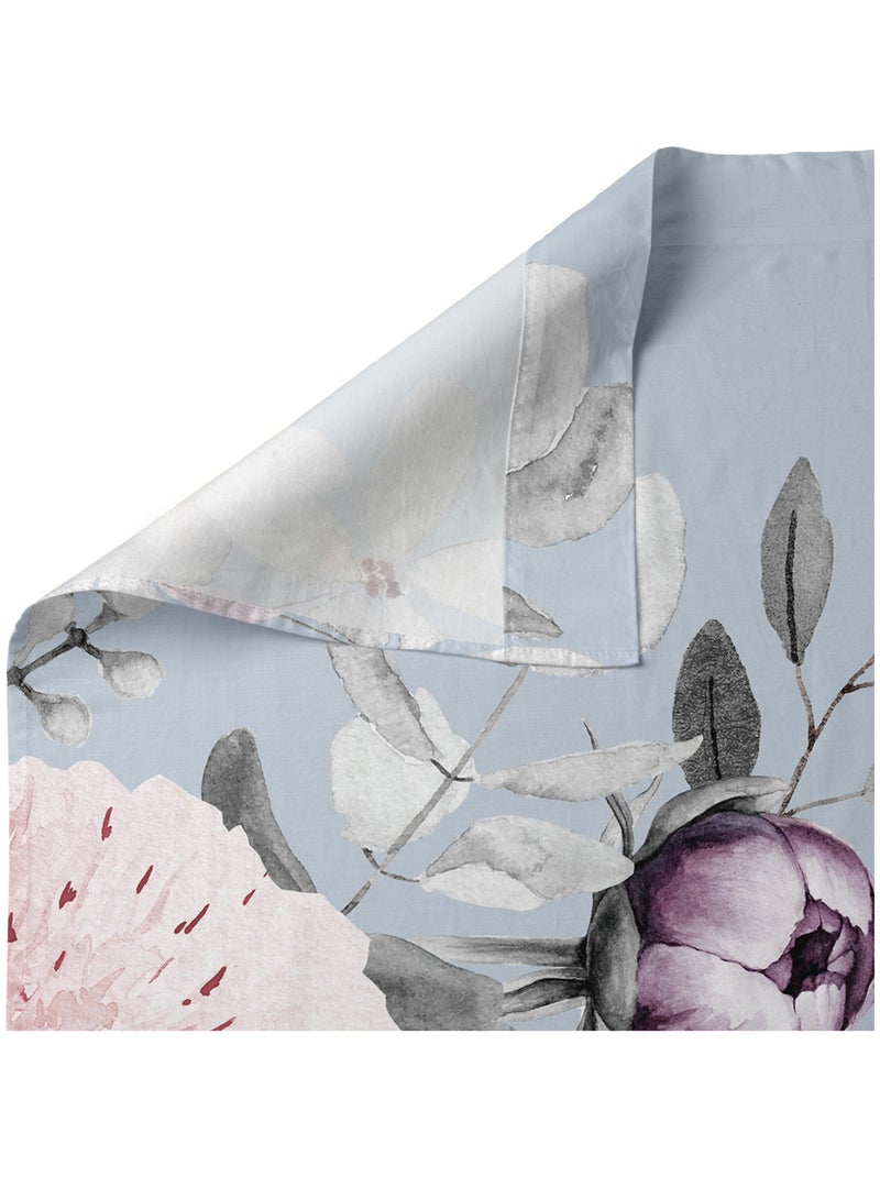 Drap Soft bouquet "Happyfriday" Blanc - Kiabi