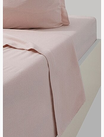 Drap uni en flanelle épaisse pur coton