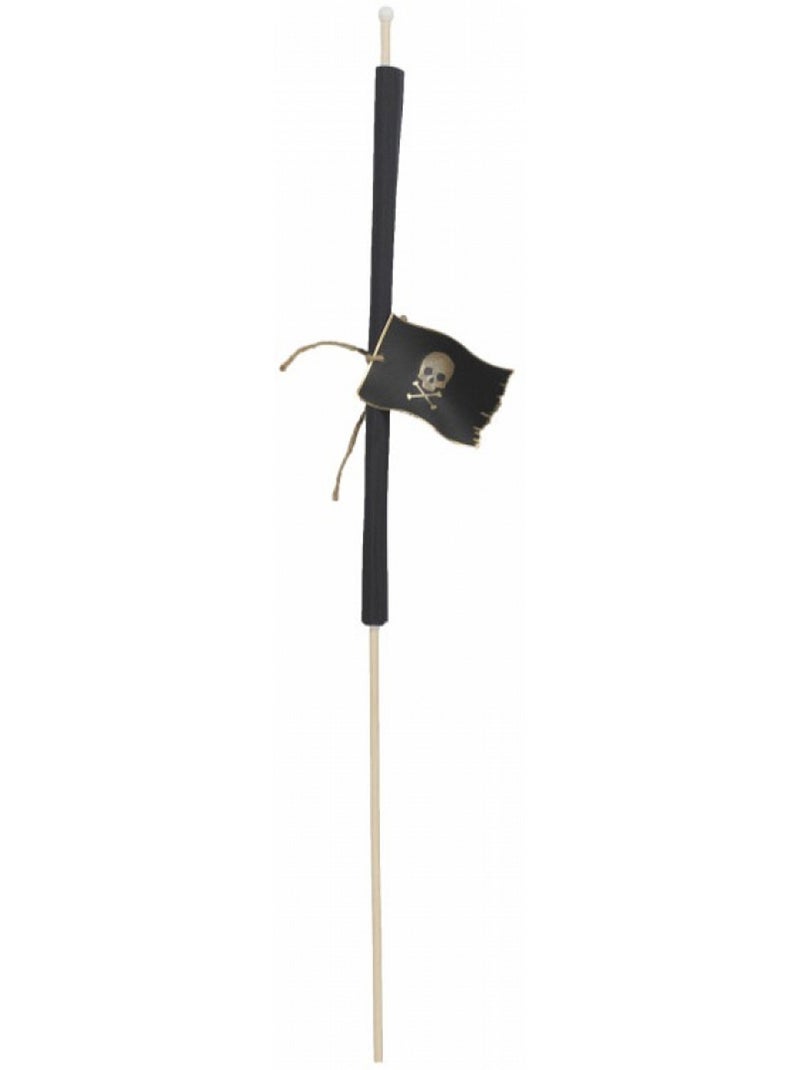 Drapeau de pirate 45cm x 30cm Noir - Kiabi