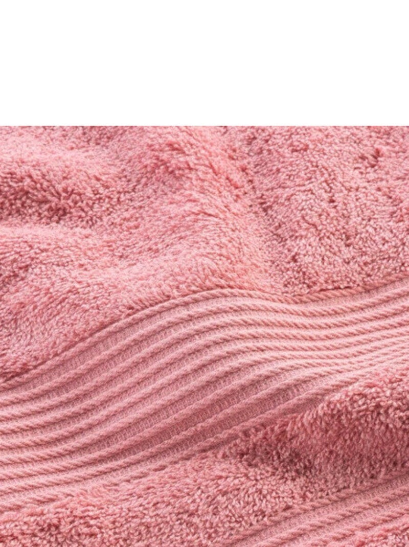 Draps de bain Coton PROMO LINGE Blanc cassé/Blanc cassé/Bois de rose - Kiabi