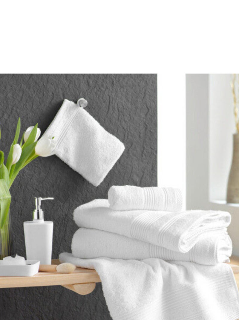 Draps de bain Coton PROMO LINGE Blanc - Kiabi