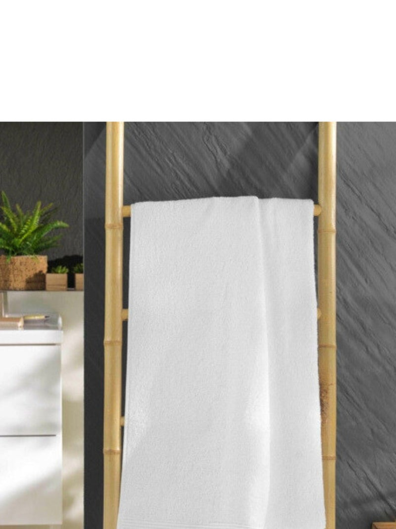 Draps de bain Coton PROMO LINGE Blanc - Kiabi