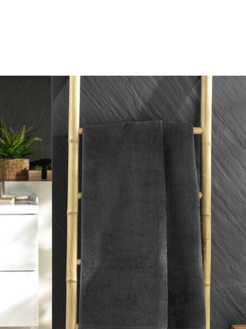 Draps de bain Coton PROMO LINGE gris anthracite - Kiabi