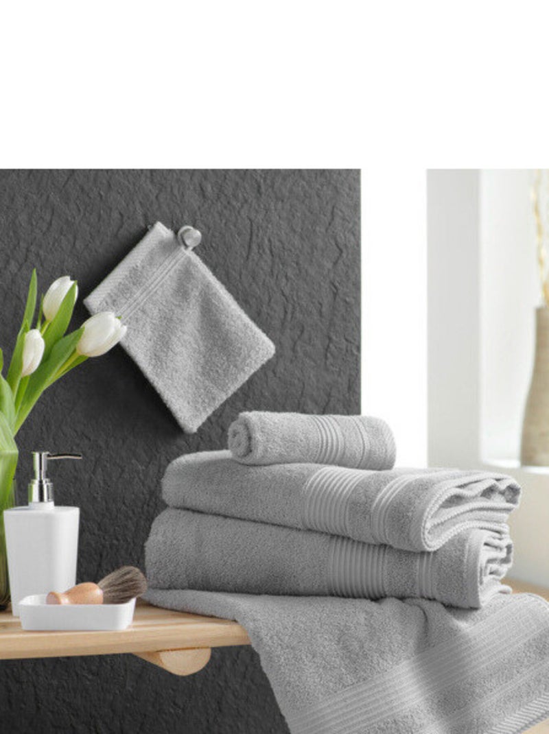 Draps de bain Coton PROMO LINGE Gris - Kiabi