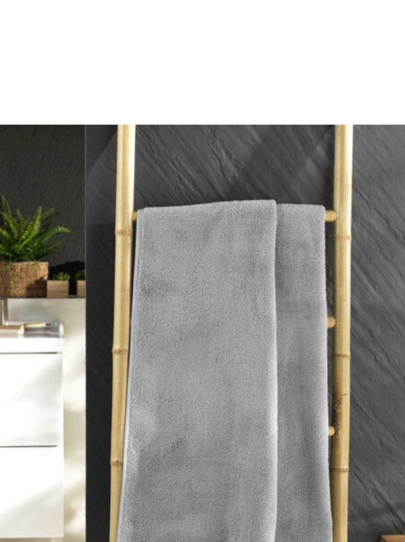 Draps de bain Coton PROMO LINGE Gris - Kiabi