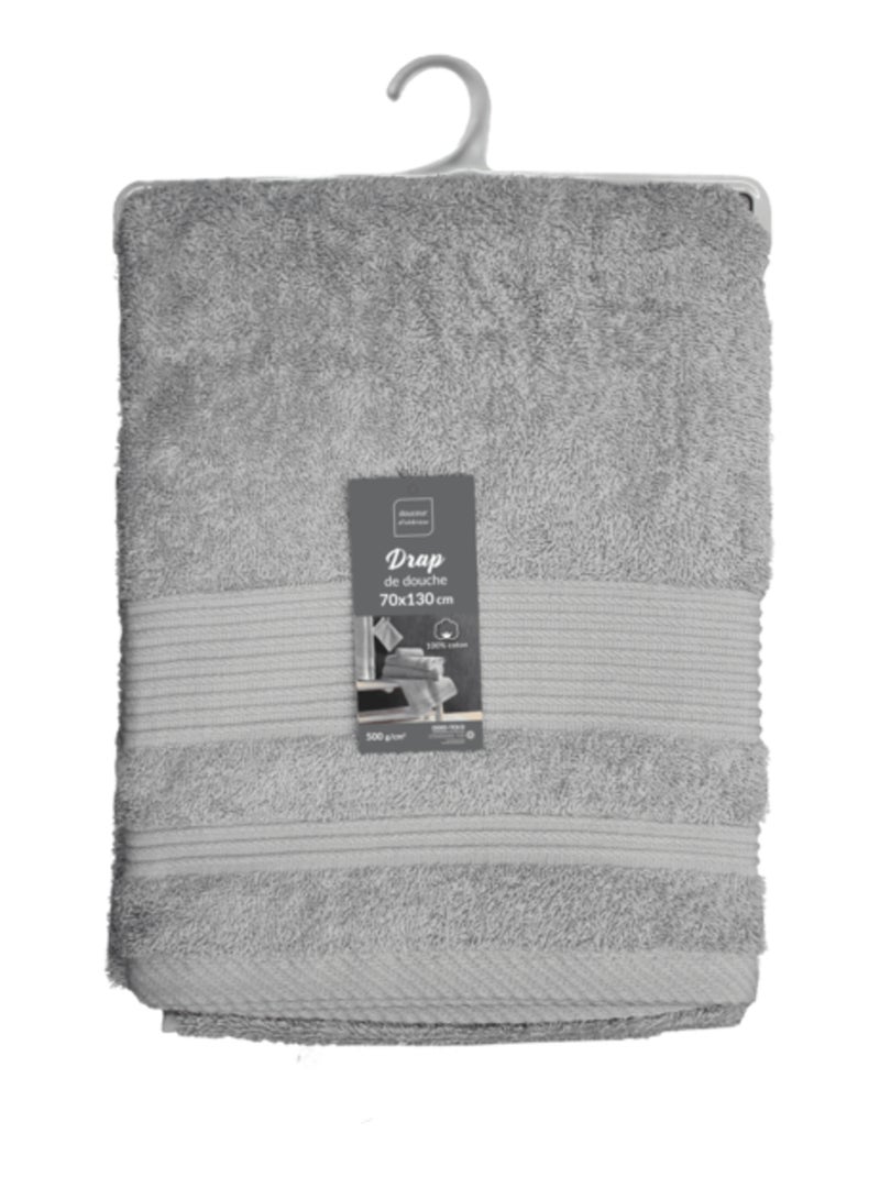 Draps de bain Coton PROMO LINGE Gris - Kiabi
