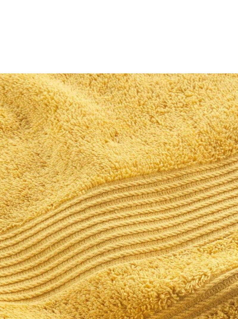 Draps de bain Coton PROMO LINGE Jaune poussin - Kiabi