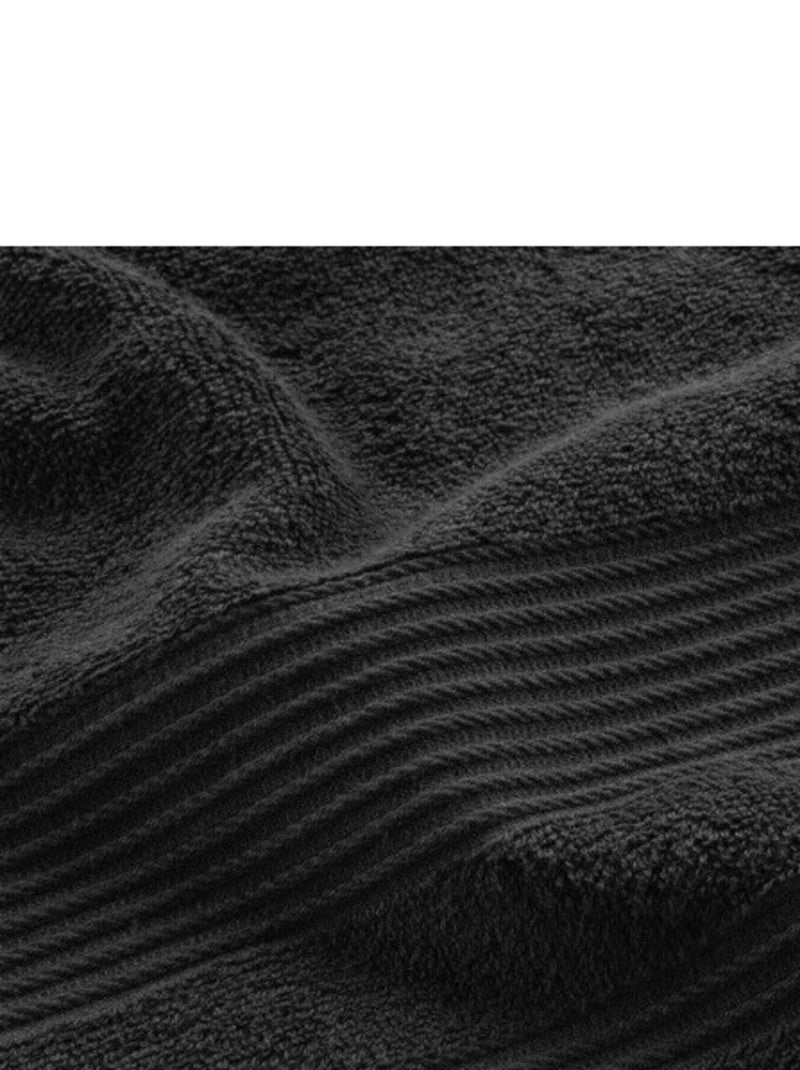 Draps de bain Coton PROMO LINGE Noir - Kiabi