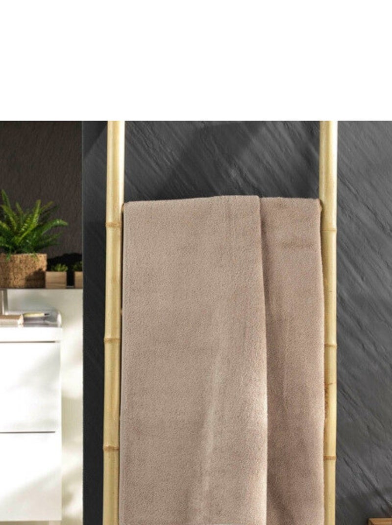 Draps de bain Coton PROMO LINGE Taupe - Kiabi