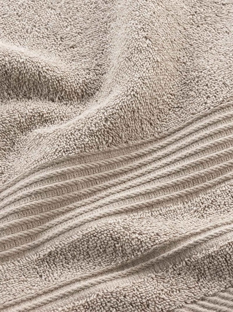 Draps de bain Coton PROMO LINGE Taupe - Kiabi