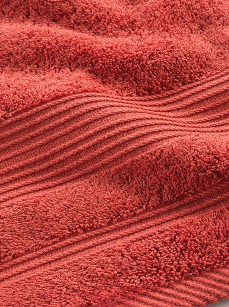 Draps de bain Coton PROMO LINGE Terracotta - Kiabi
