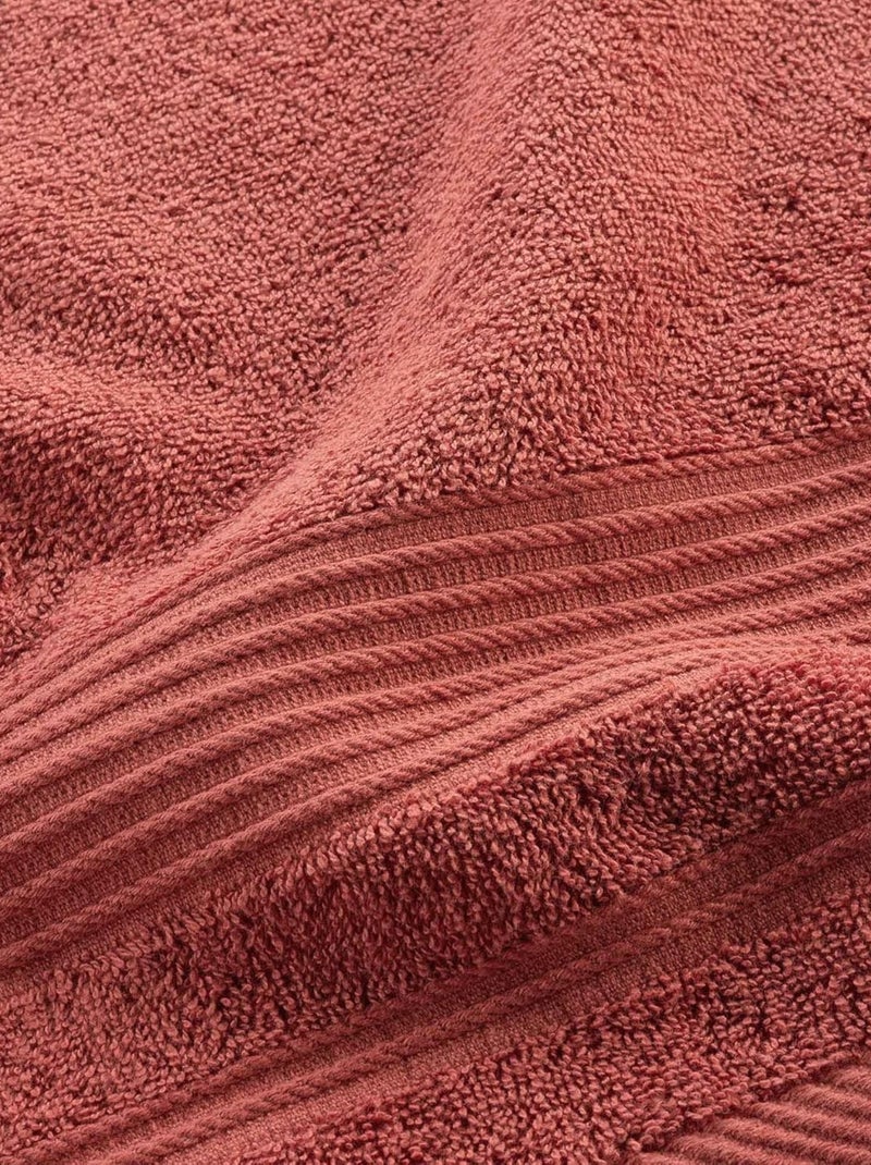 Draps de bain Coton PROMO LINGE Terracotta - Kiabi