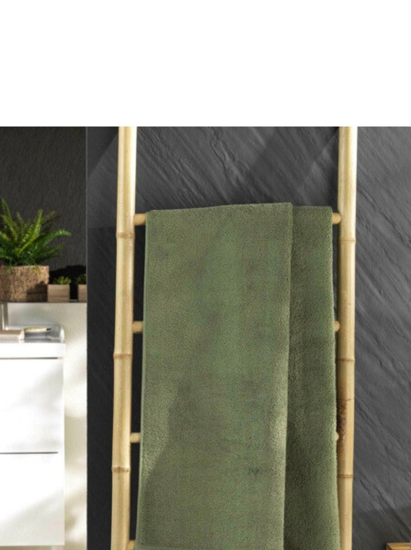 Draps de bain Coton PROMO LINGE Vert chèvrefeuille - Kiabi