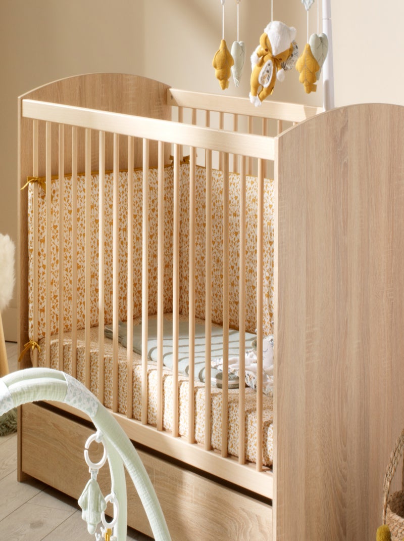 Draps housse bébé en coton - SAUTHON Jaune - Kiabi