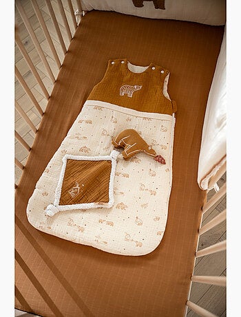 Draps housse bébé en coton bio lot de 2 - SAUTHON