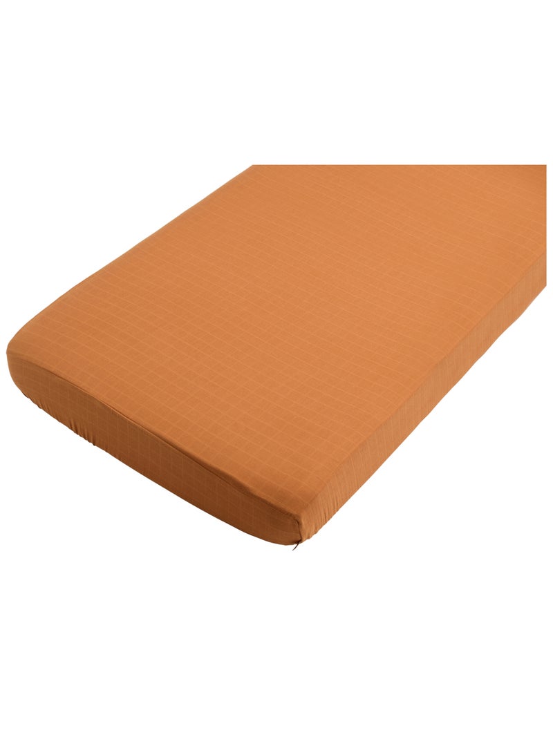 Draps housse bébé en coton bio lot de 2 - SAUTHON Beige - Kiabi