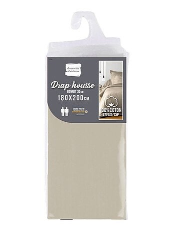 Draps Housse Coton NOA PROMO LINGE