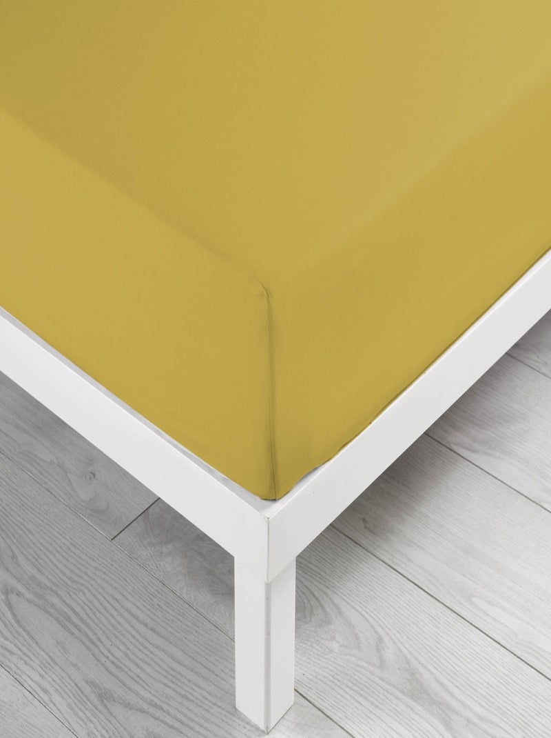 Draps Housse Coton NOA PROMO LINGE Jaune - Kiabi