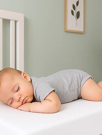Draps Housse en Coton Bio Blanc