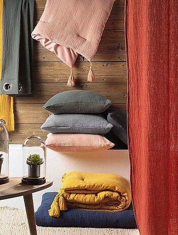 Draps housse gaze de coton alia promo linge