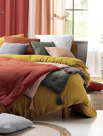 Draps housse gaze de coton alia promo linge