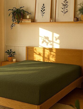 Draps Housse Gaze de coton Alia PROMO LINGE