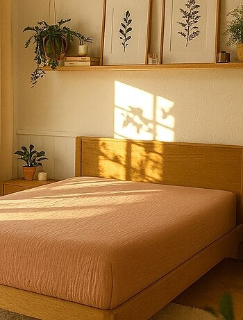 Draps Housse Gaze de coton Alia PROMO LINGE