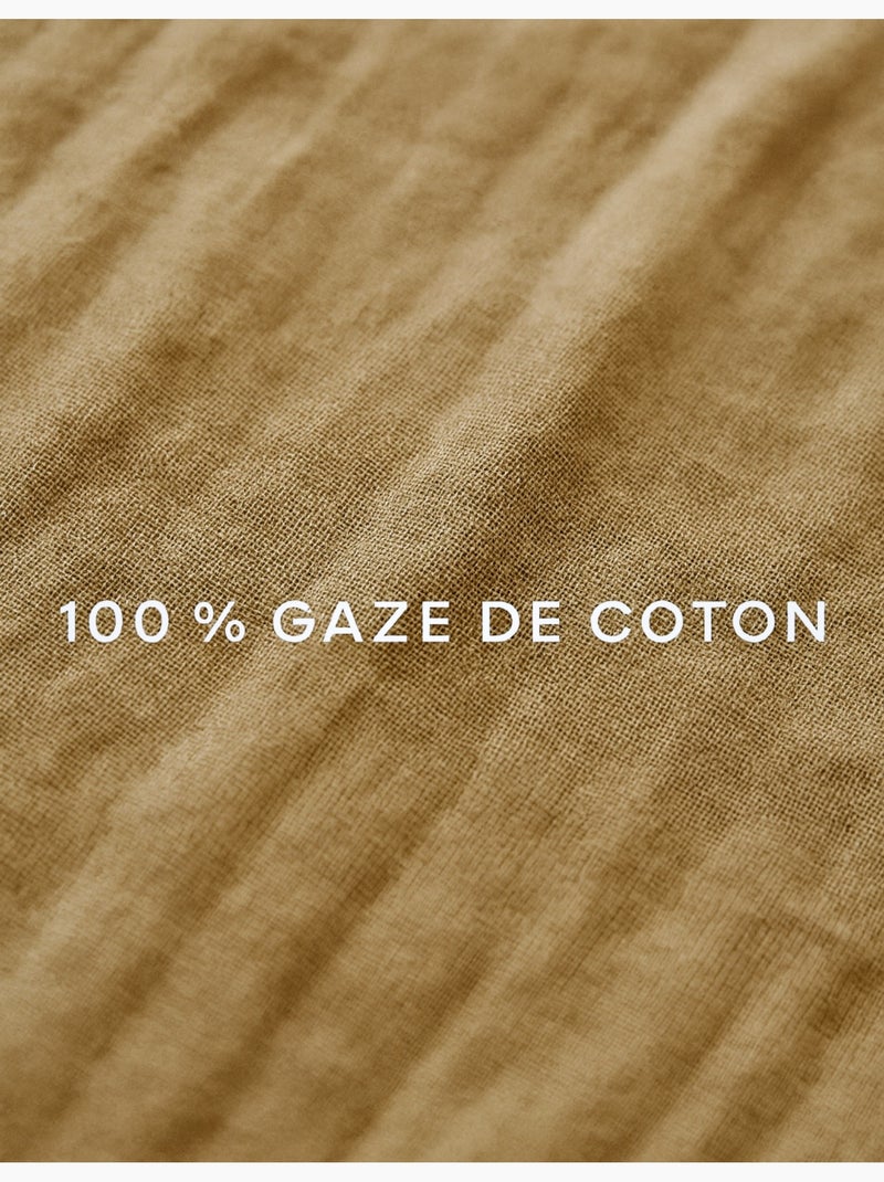 Draps Housse Gaze de coton Alia PROMO LINGE Rouge - Kiabi