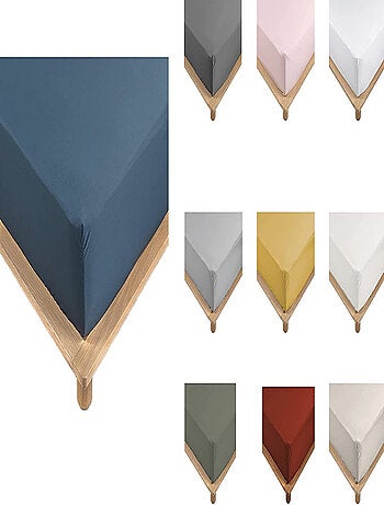 Draps Housse Percale de Coton 78fils LIA PROMO LINGE