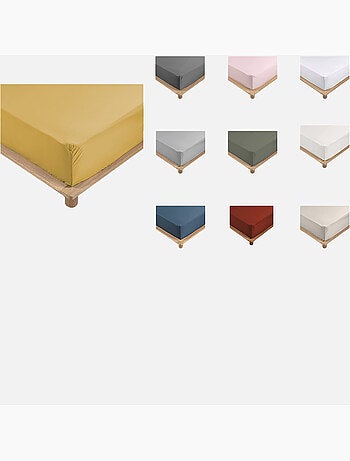 Draps Housse Percale de Coton 78fils LIA PROMO LINGE