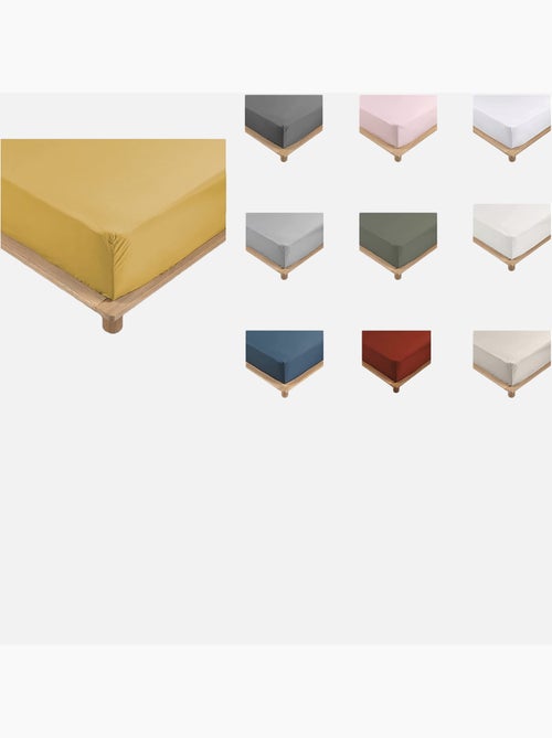 Draps Housse Percale de Coton 78fils LIA PROMO LINGE - Kiabi Draps Housse Percale de Coton 78fils LIA PROMO LINGE - Kiabi