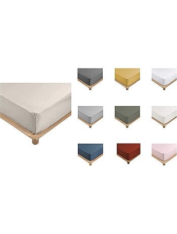 Draps Housse Percale de Coton 78fils LIA PROMO LINGE