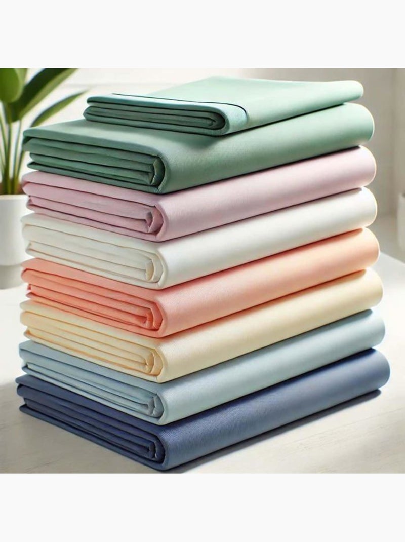 Draps housses - coton - 90x190cm - bonnet 25cm - multicolore - doux et confortable Multicolore - Kiabi
