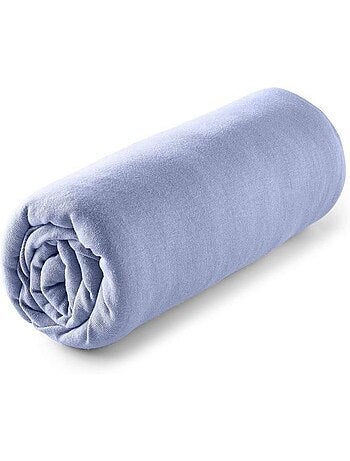 Draps housses -lot de 6 - multicolore - 90x190 cm polycoton - bonnet 23 cm
