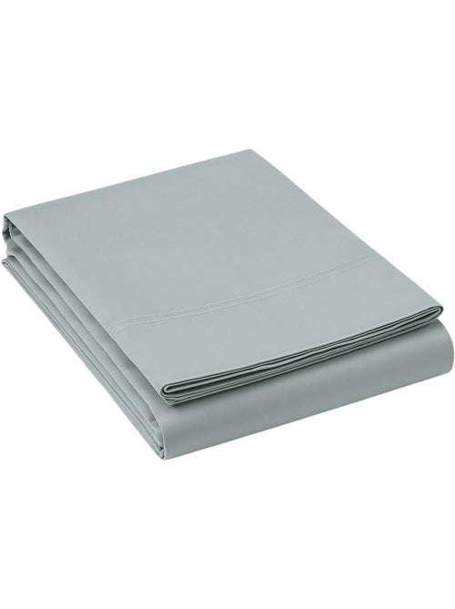 Draps plat en satin de coton uni céladon - Désir - Kiabi Draps plat en satin de coton uni céladon - Désir - Kiabi
