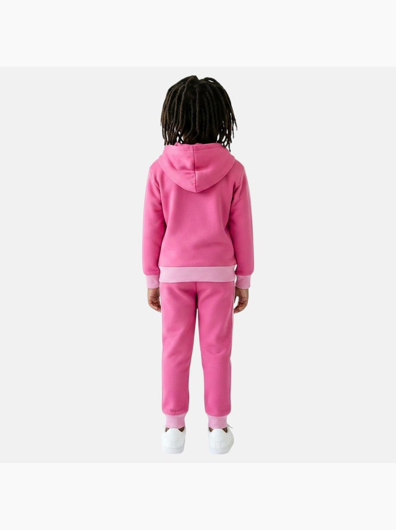 Dreamworks - ensemble sweat zippé à capuche et jogging Rose - Kiabi
