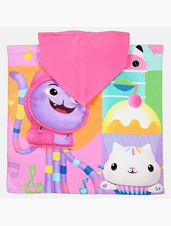 Dreamworks - poncho de bain à capuche imprimé
