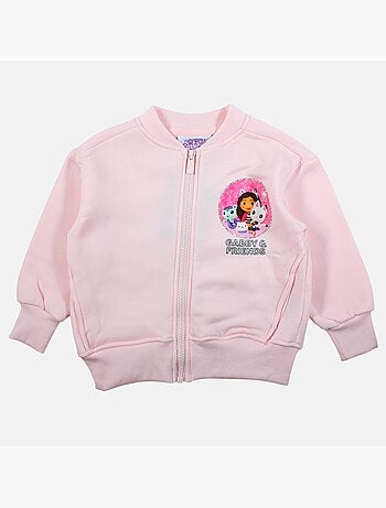 Dreamworks - veste zippée imprimée, finitions bord-côte