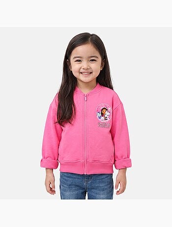 Dreamworks - veste zippée imprimée, finitions bord-côte