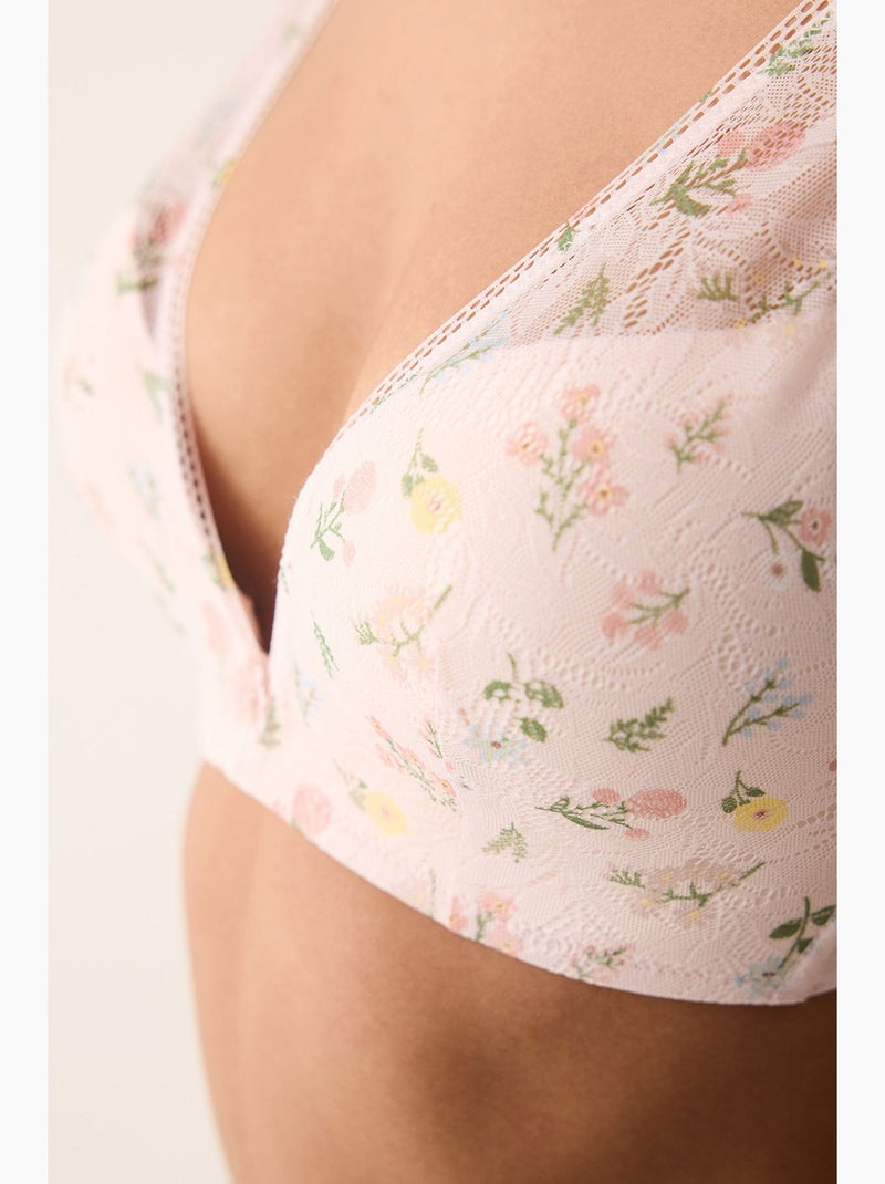 Dreamy push up dentelle soutien-gorge ouvert penti Rose clair - Kiabi