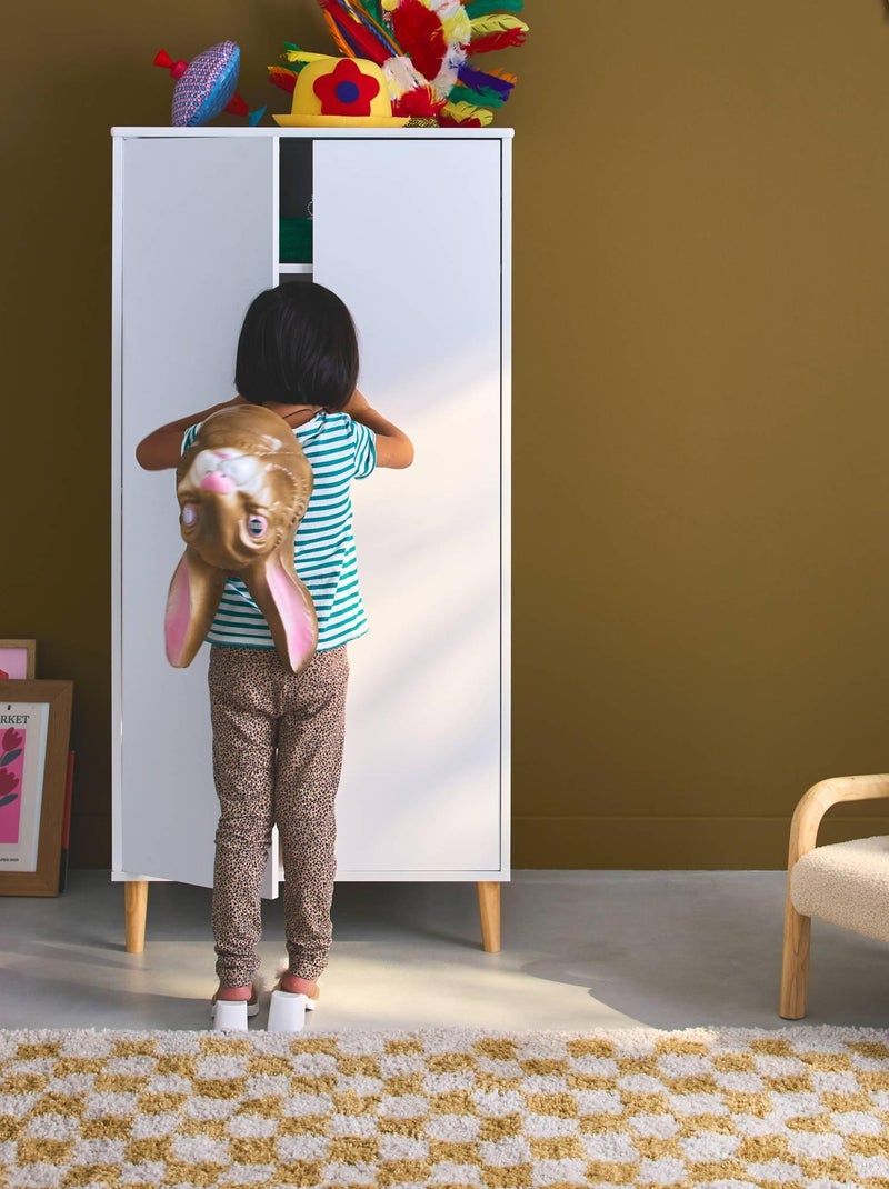 Dressing, penderie enfant avec portant Tobias Blanc - Kiabi