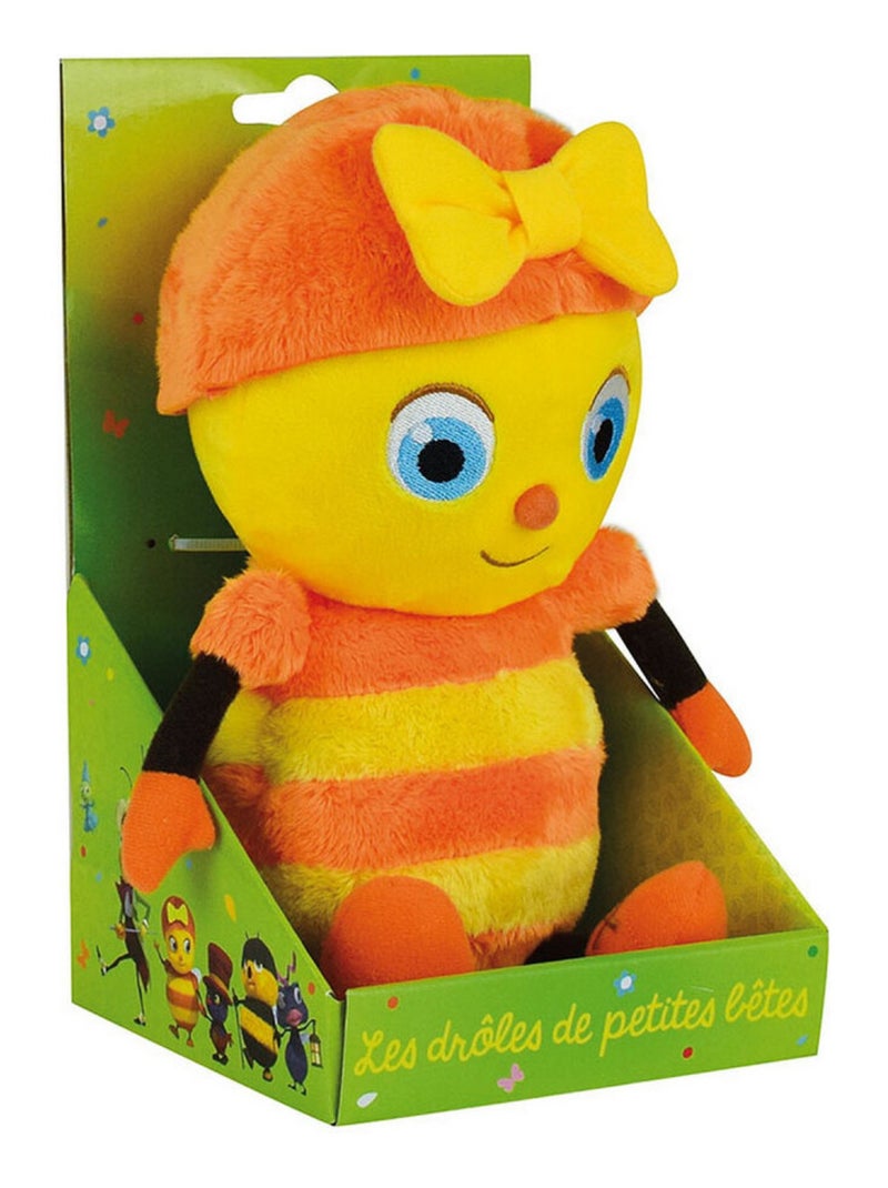 Drôles de Petites Bêtes : Peluche Mirelle l'Abeille Multicolore - Kiabi
