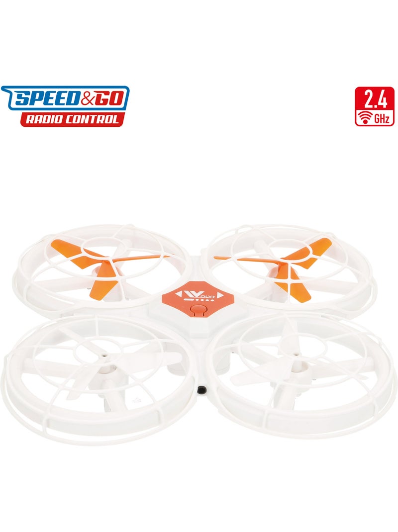 Drone 360º jouet télécommandé avec lumières led 17x17 cm speed & go N/A - Kiabi