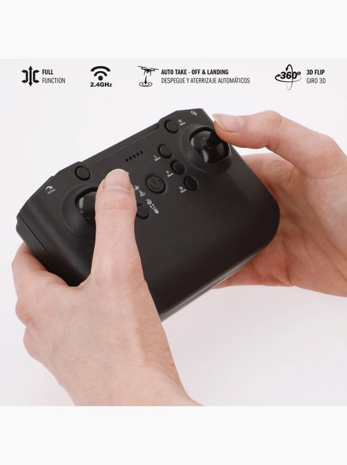 Drone de combat télécommandé de 25 cm avec rotation à 360° et gyroscope speed & go - Kiabi
