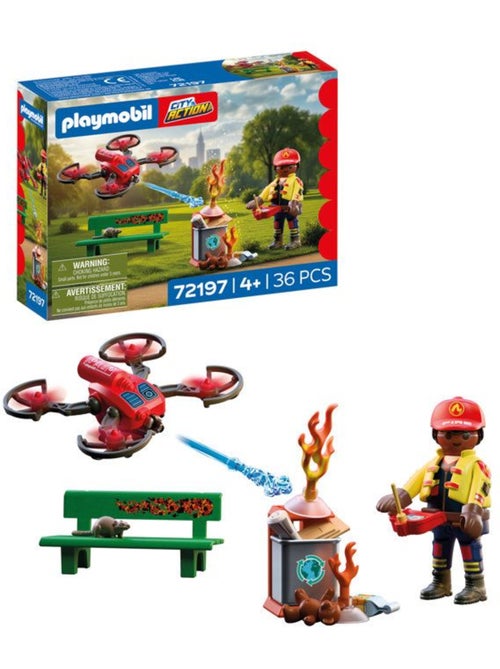 Drone de pompiers avec flèches d'eau - Kiabi