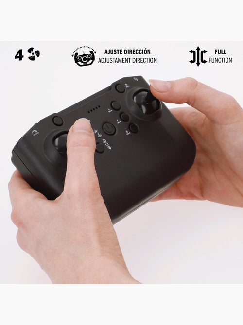 Drone jouet circulaire télécommandé avec rotation à 360° et gyroscope speed & go - Kiabi