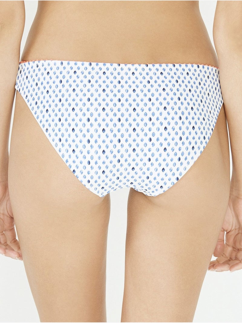 Drops slip bas de bikini penti Blanc - Kiabi
